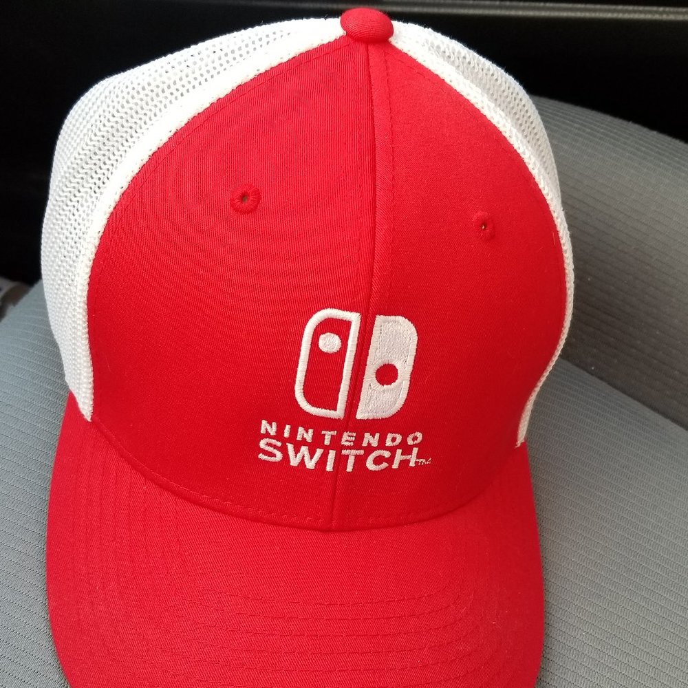 Nintendo Switch Trucker Hat Embroidered L/XL Mens